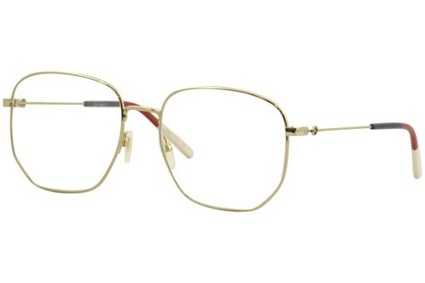 gucci eyeglasses gg 0396o gold 56-18-140|Gucci GG0396O Eyeglasses .